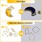 LET'S RESIN 172 pcs Open Bezels for Resin, 2 Size 36 Styles of Gold Hollow Frame Pendants Bezels with 100pcs Jump Rings, Unique Resin Bezels for Jewelry Making, Necklaces Earrings Making Supplies